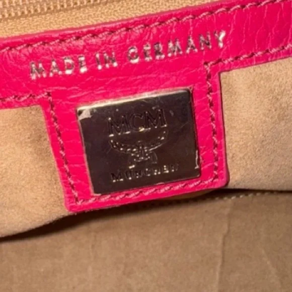 Hot Pink German MCM Shoulder Purse - Picture 4 of 9